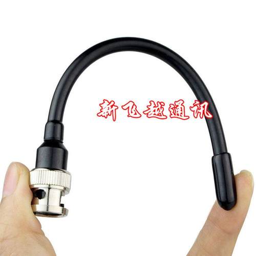 UHF艾可慕对讲机天线 线IC-U82/U85橡皮天线 线BNC头 400-470mhz