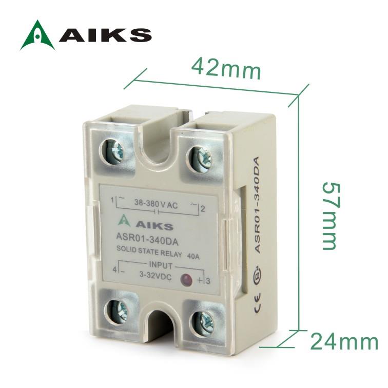 爱克斯单相直流固态继电器ASR01/215/225/240/315/325/340/DA/AA