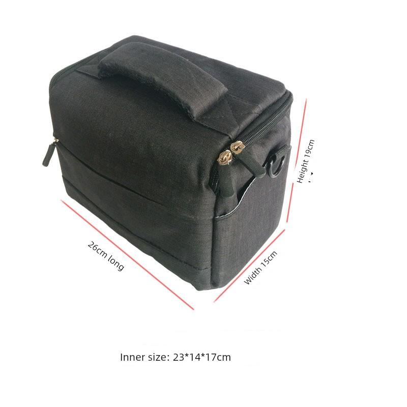 中性数码单反肩摄影包防水和泡沫包装无反光镜数码相机包现成衬垫交付