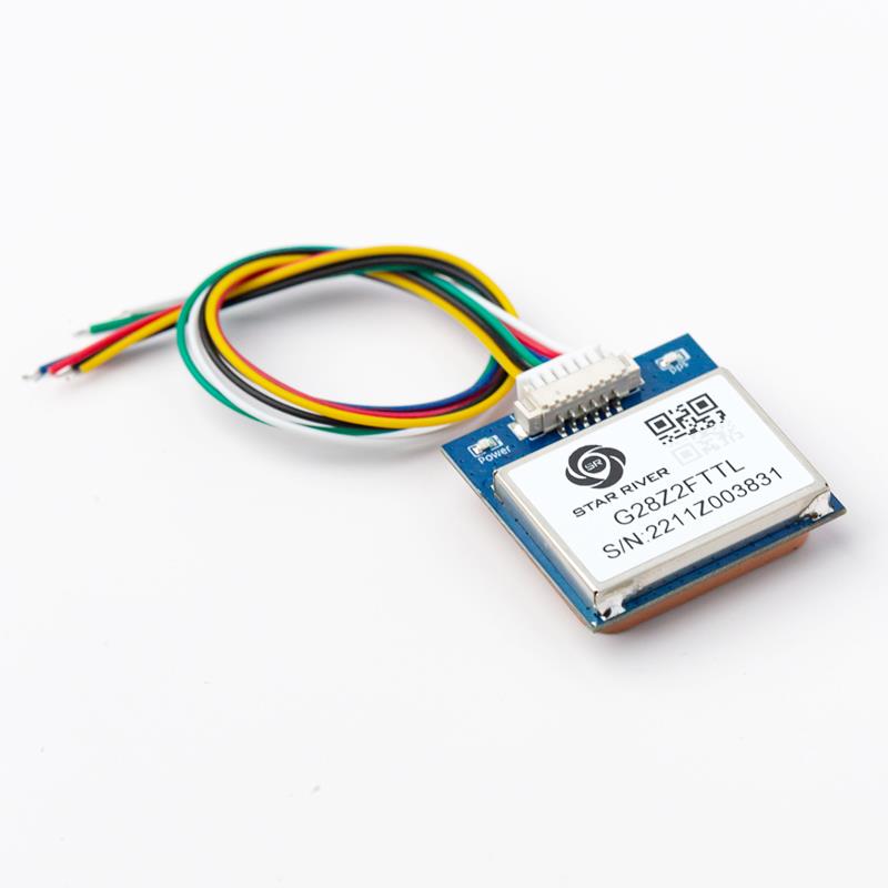 G28Z2FTTL 北斗GPS模块天线一体模组AT6558R芯片测速定位授时模块