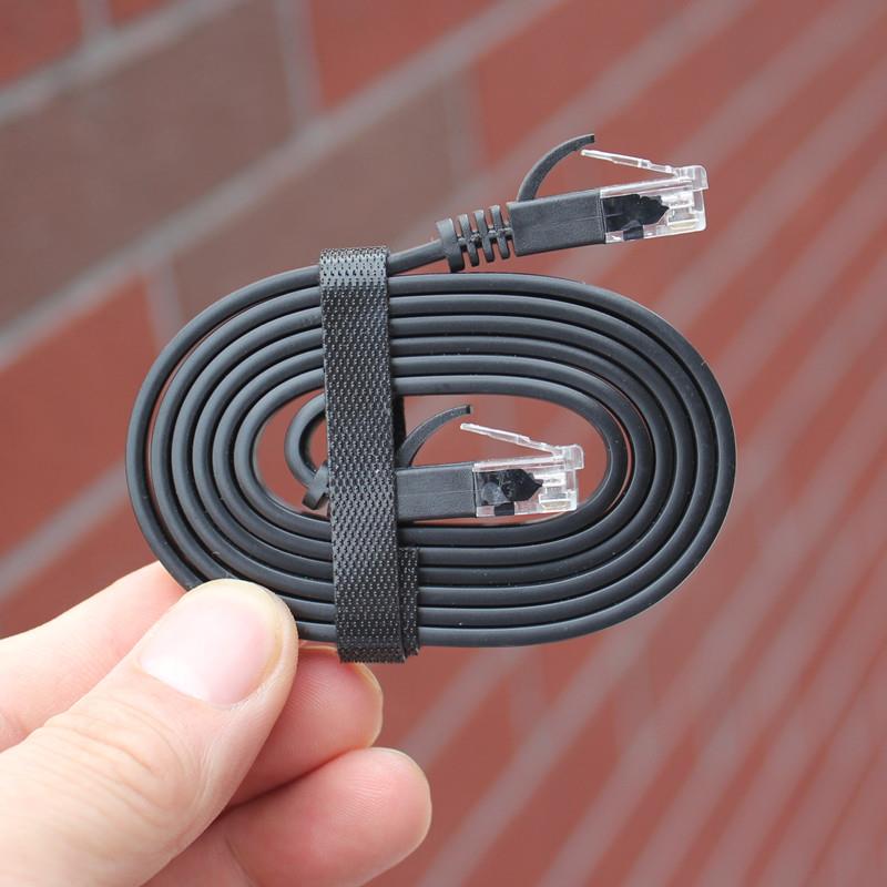 原装配机网络跳线 1米六类铜芯网线扁平机制网线 CAT6千兆网络线