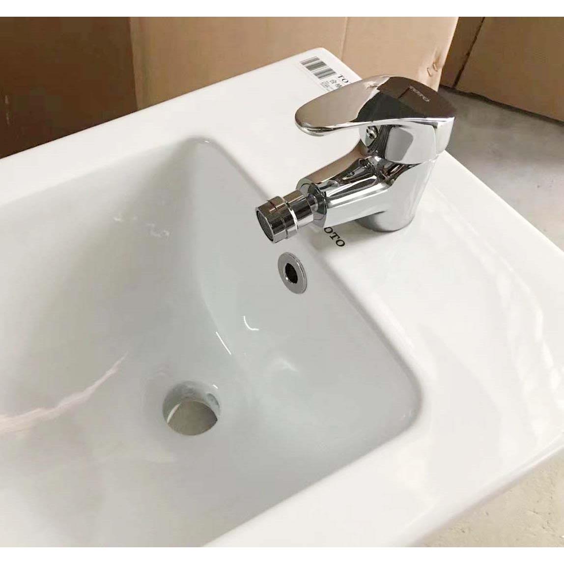 陶瓷妇洗器净身盆女性私处妇洗盆全铜冷热水龙头 带提拉下水器