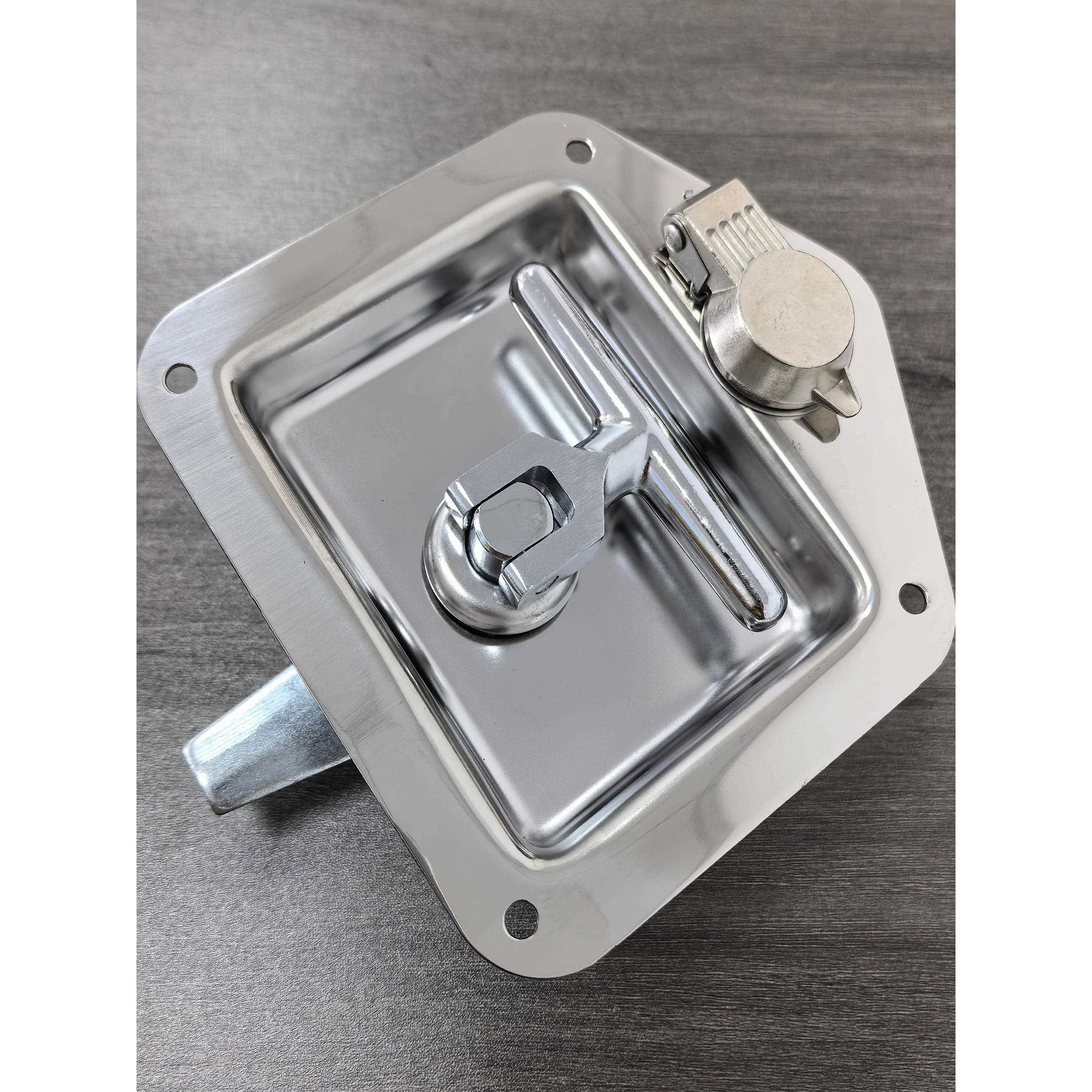 门锁MS858系列面板锁不锈钢锁工具箱锁工业柜锁房车锁防水方锁