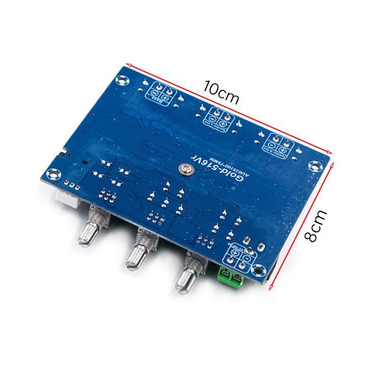 Tpa3116音频功率放大器板2.1通道2*50W+100W大功率高保真音频模块
