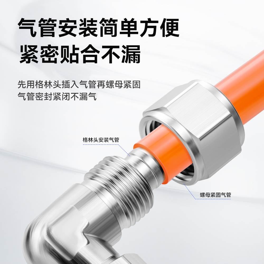 气管快拧接头万向旋转弯头直角PL8-02铜气动锁母接头1/3/4分-6mm