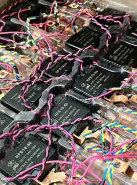 HFE19-90-12DT21宏发90A磁保持继电器12V电力水表电表继电器 现货