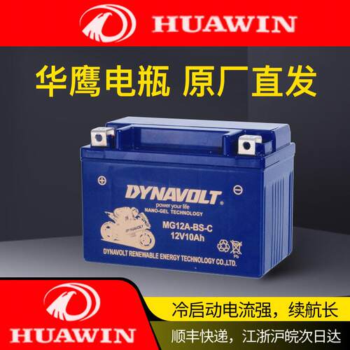 适用华鹰R6 华鹰500 新世纪火牙400 猛狮12V锂通用机车猛狮电瓶