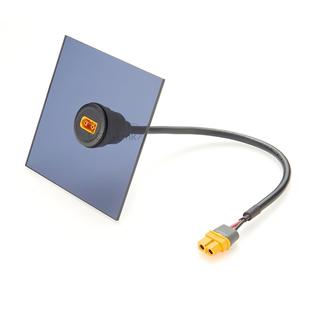 XT60公转母延长线 线航模无人机电池连接线 线圆形面板安装XT60连