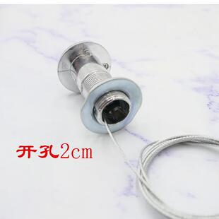 翻版车库门拉绳锁应急锁抽芯锁钢丝抽芯锁车库门锁停电应急锁配件