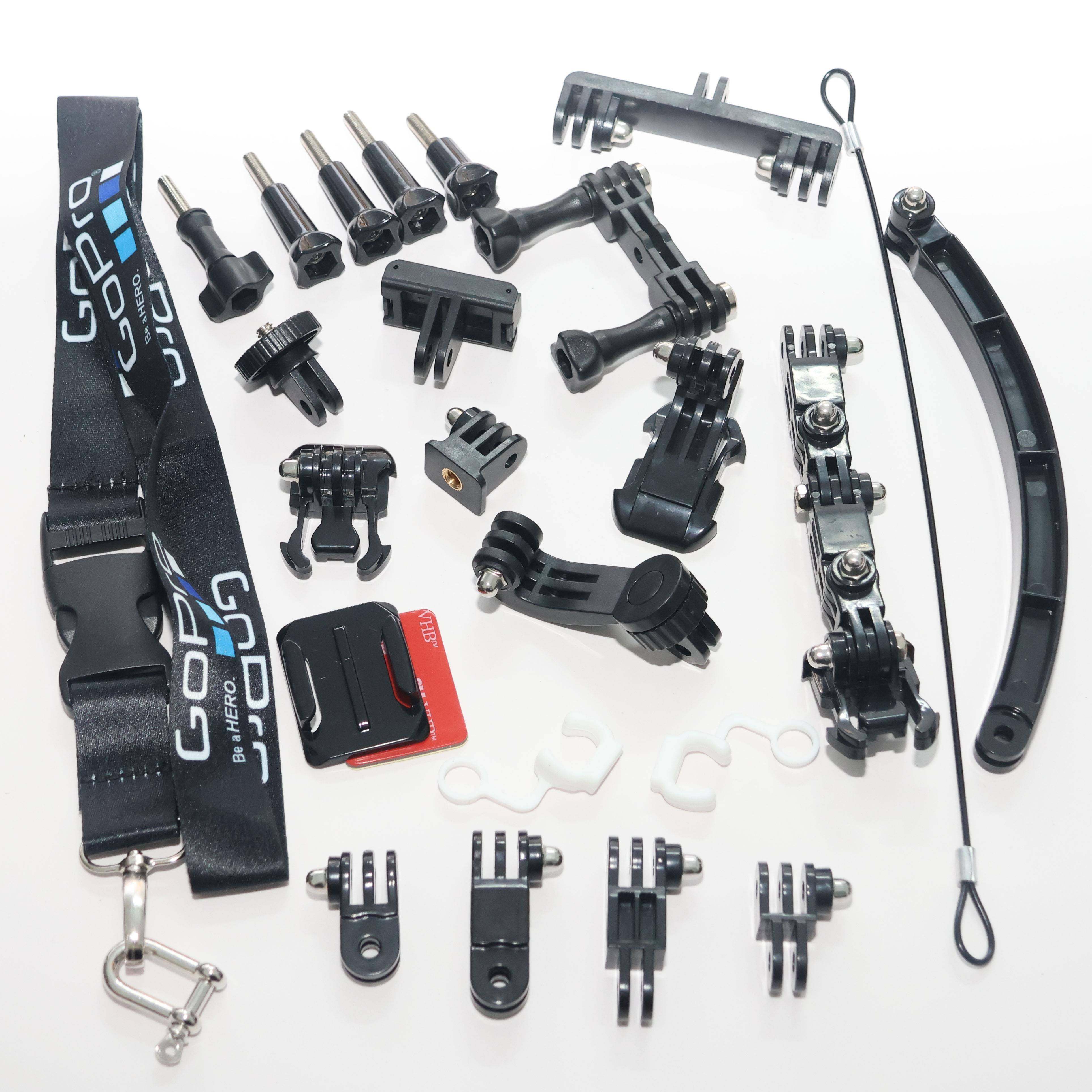 大疆配件运动相机insta360快拆支架延长杆头盔Gopro转接头连接