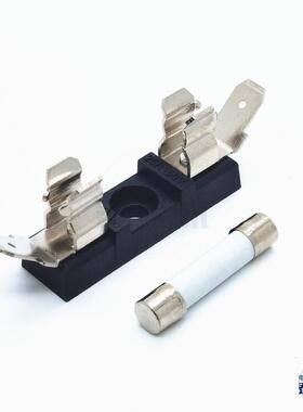 6*30大电流保险管座6x30mmPCB板面焊接式保险丝管座 250V 1A-30A
