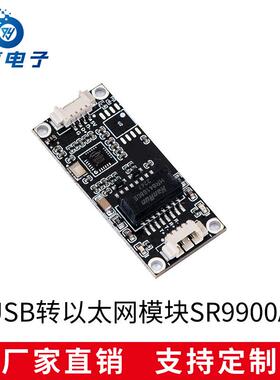 全国产免驱USB转以太网网口1.25mm模块SR9900A模块