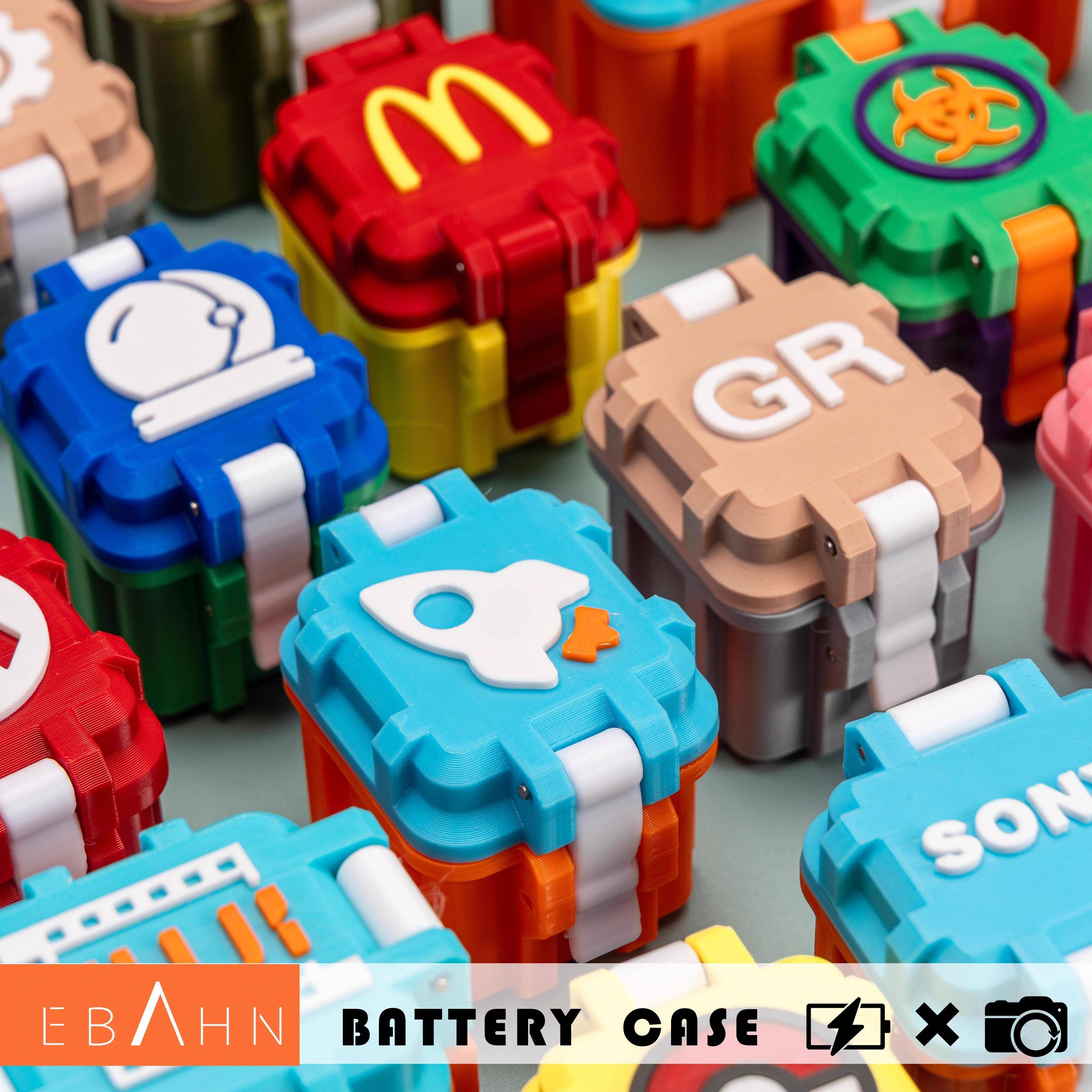 电池收纳盒5号/7号/18650/21700/AA/2A/18350/26650/AAA/3A定制电