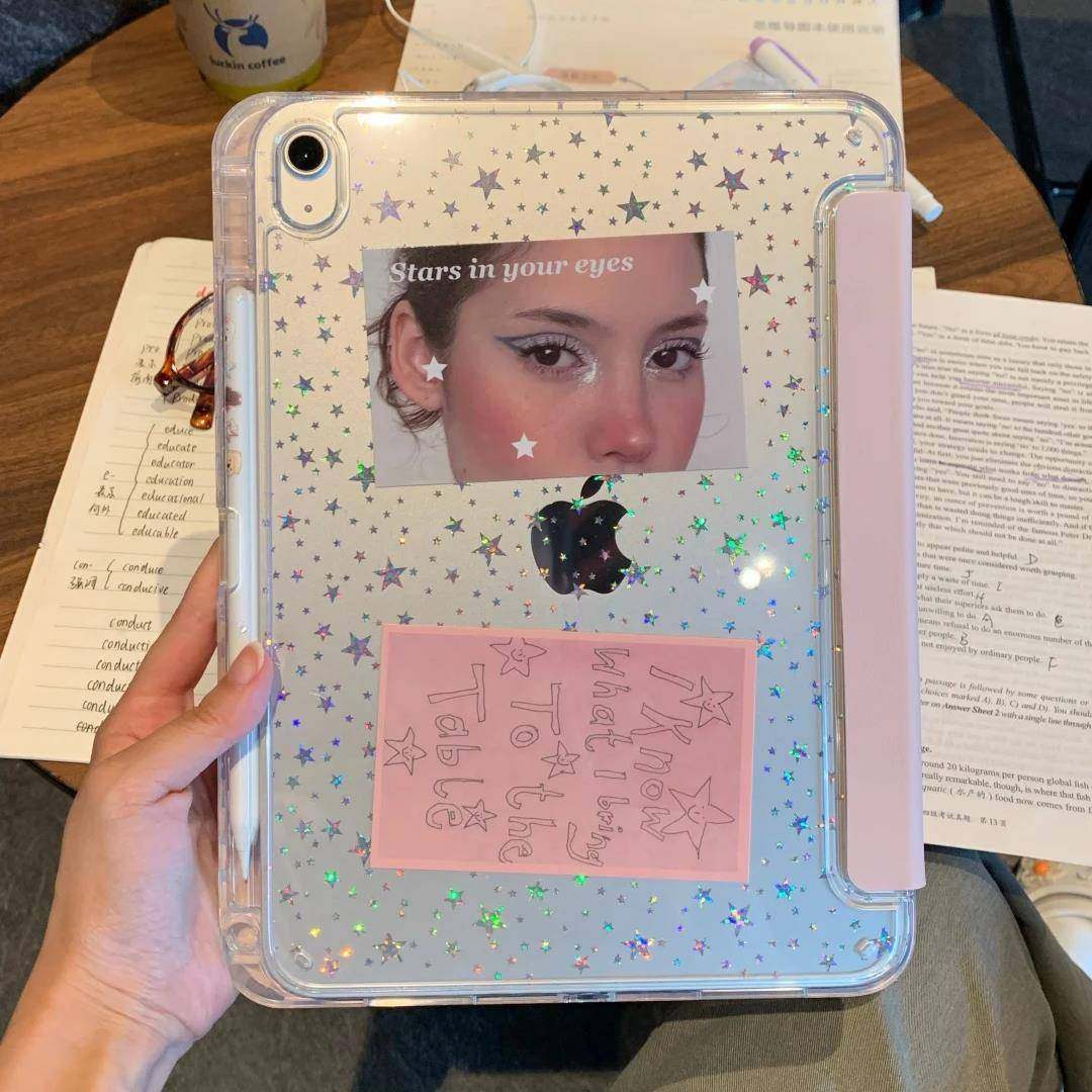 CuteCase【创意DIY贴】2025新ipad保护壳适用ipadair7保护套pro苹 果平板电脑air6保护壳11代外壳13寸ipad硬
