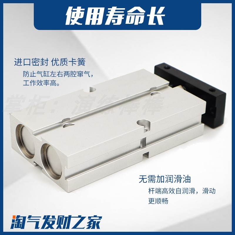 双轴TDA32双杆气缸TN25*10/20/30/40/50/60/70/80/100/125/150S动