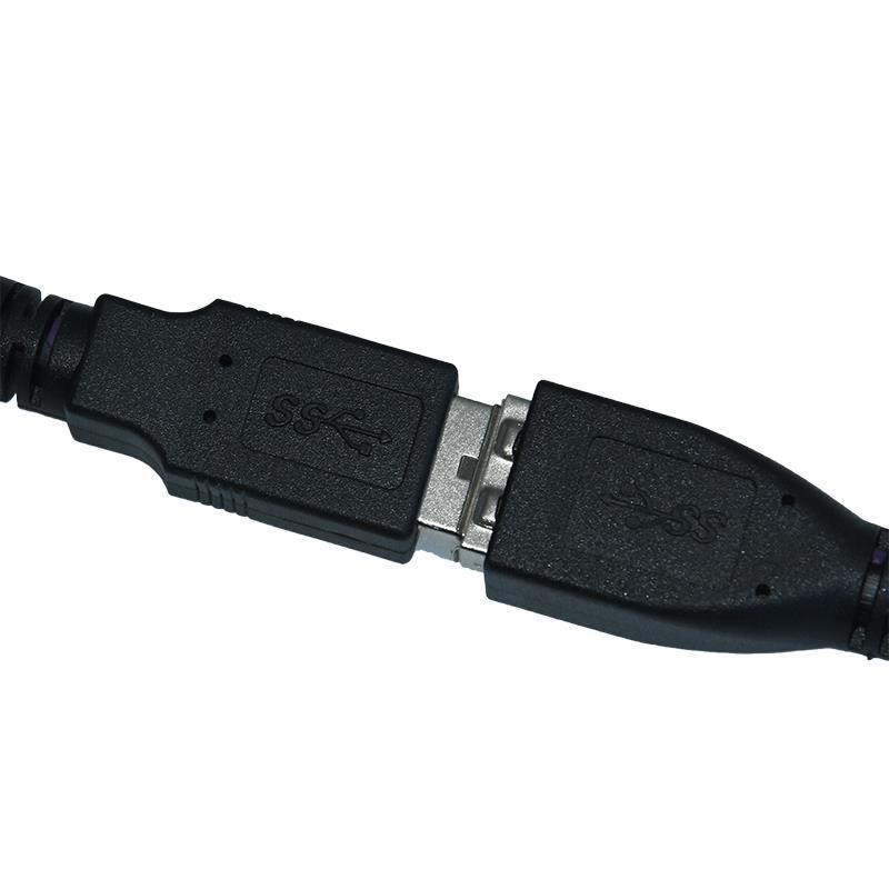 USBA公转A母带锁固定高柔拖链线缆工业相机usb放大器数据线延长线