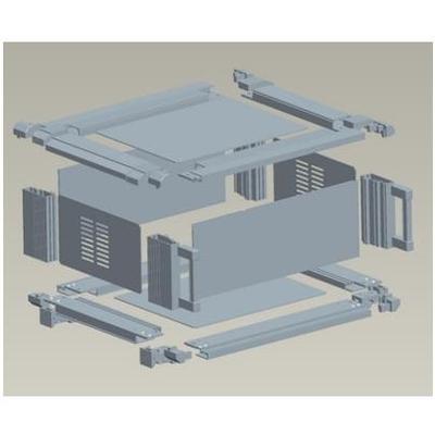 KBC无提手全铝型豪华机箱 台式工控仪表 金属外壳电子 全铝