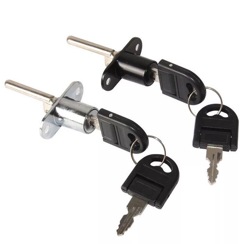 柜子锁办公桌文件柜锁芯柜门锁三联锁抽屉家用家具锁一锁三抽屉锁