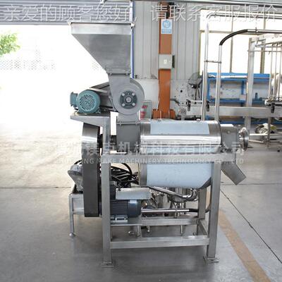 萄型商用甘蔗榨汁机 不锈钢双道萝卜打汁机 发OCK胡酵葡榨汁设大