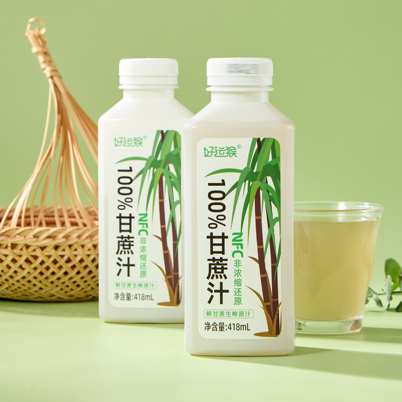 竹蔗汁水果0脂肪整箱装