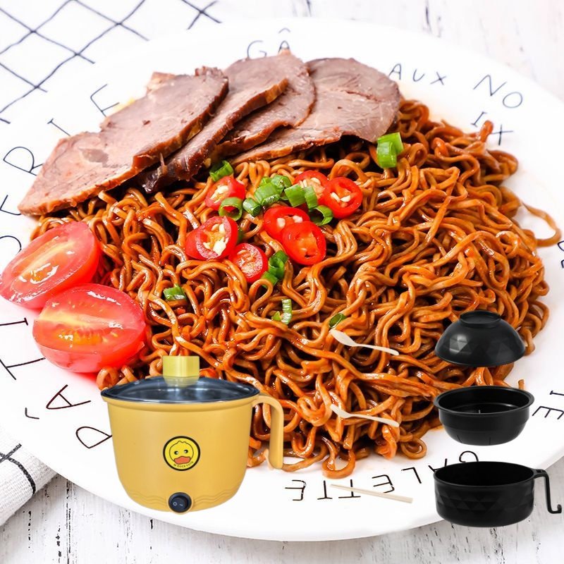 【送电煮锅泡面碗】荞麦面0脂方便面葱油拌面带料包粗粮代餐泡面