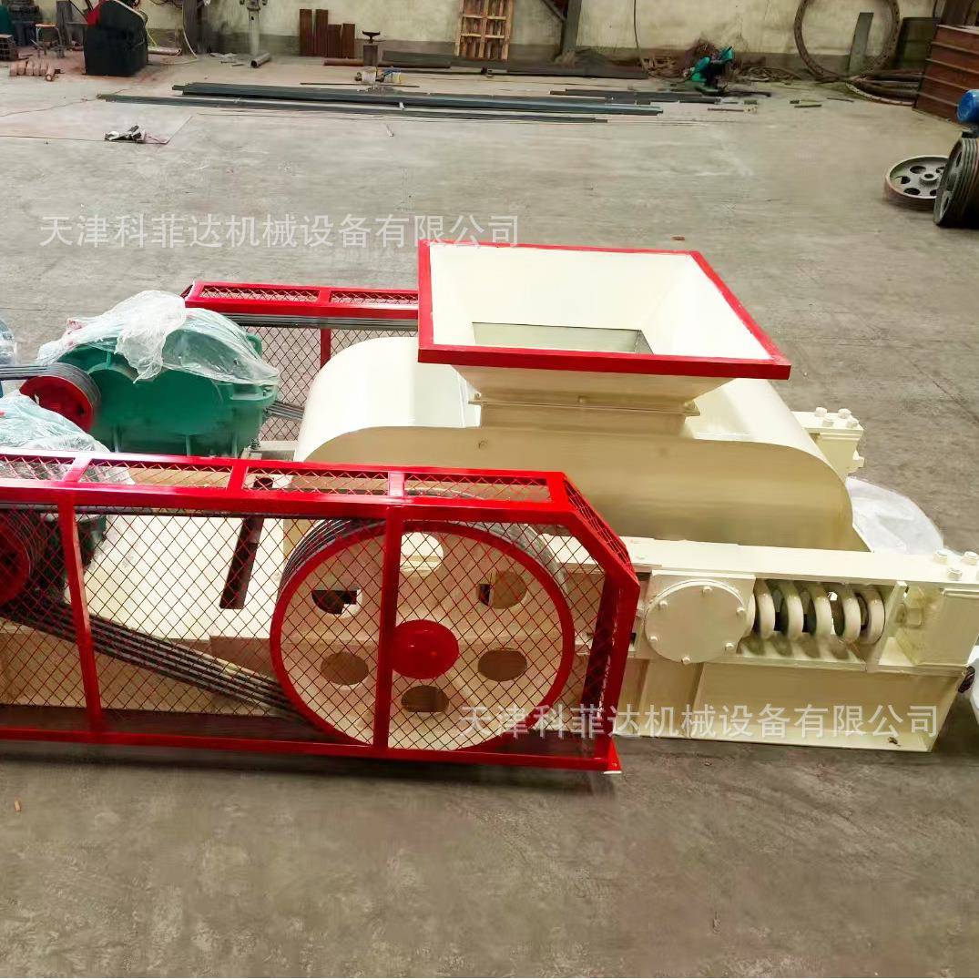 2PG750*500型对辊破碎机石英砂陶瓷碳酸钙破碎制砂设备厂家直销