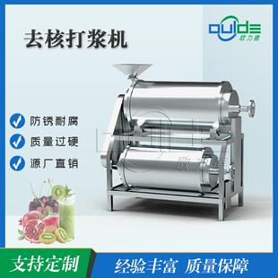 厂家供应MDJ1/2不锈钢大型商用樱桃枇杷芒果黄桃去核去籽打浆机