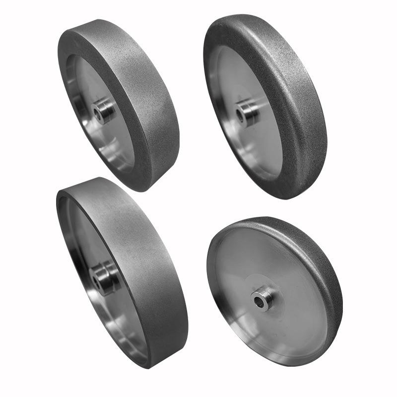 8寸电镀金刚石砂轮cbn砂轮200x15.8x25平形磨刀机磨轮合金磨砂轮