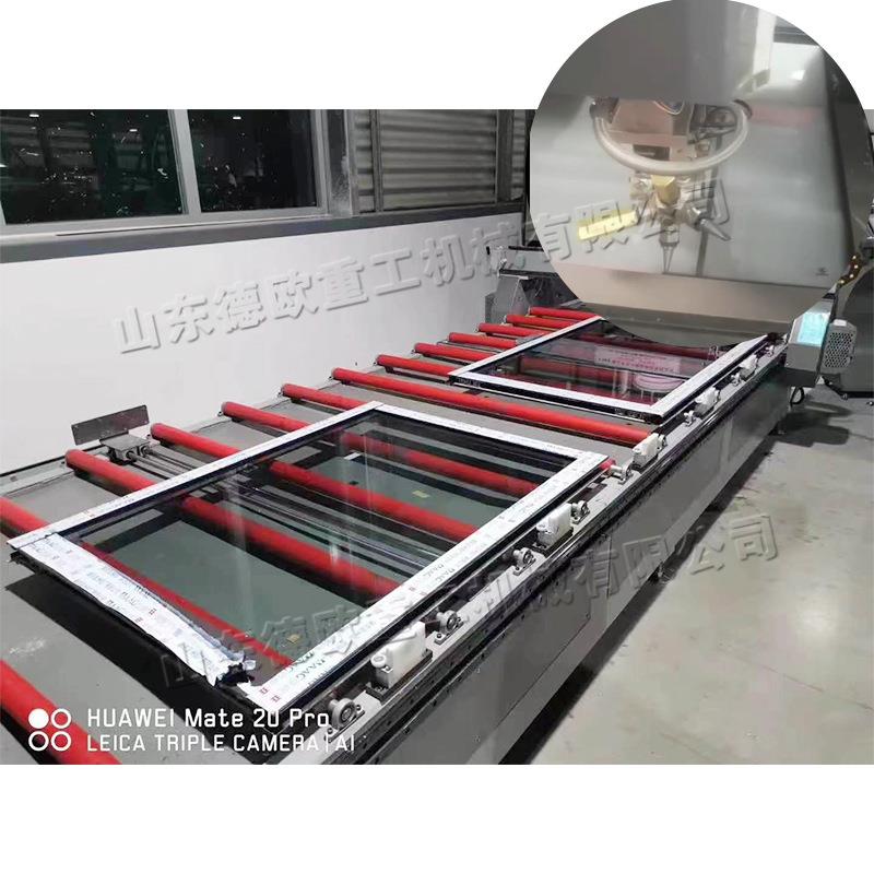 鱼缸玻璃打胶机龙门式门窗玻璃喷胶机展台型材装饰密封涂胶机