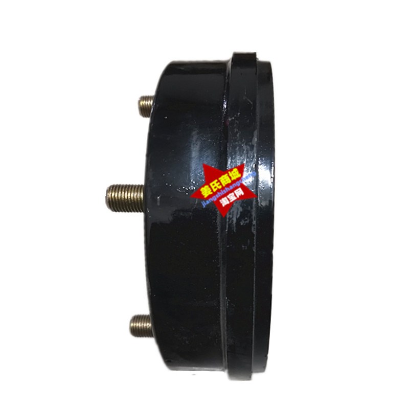 摩托燃油三轮车5孔180刹车锅原厂凹台后轮毂机械刹加厚钢盆盖配件