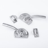 304不锈钢旋转紧迫式 设备把手冷库拉手电柜机械门提手 密封涂装