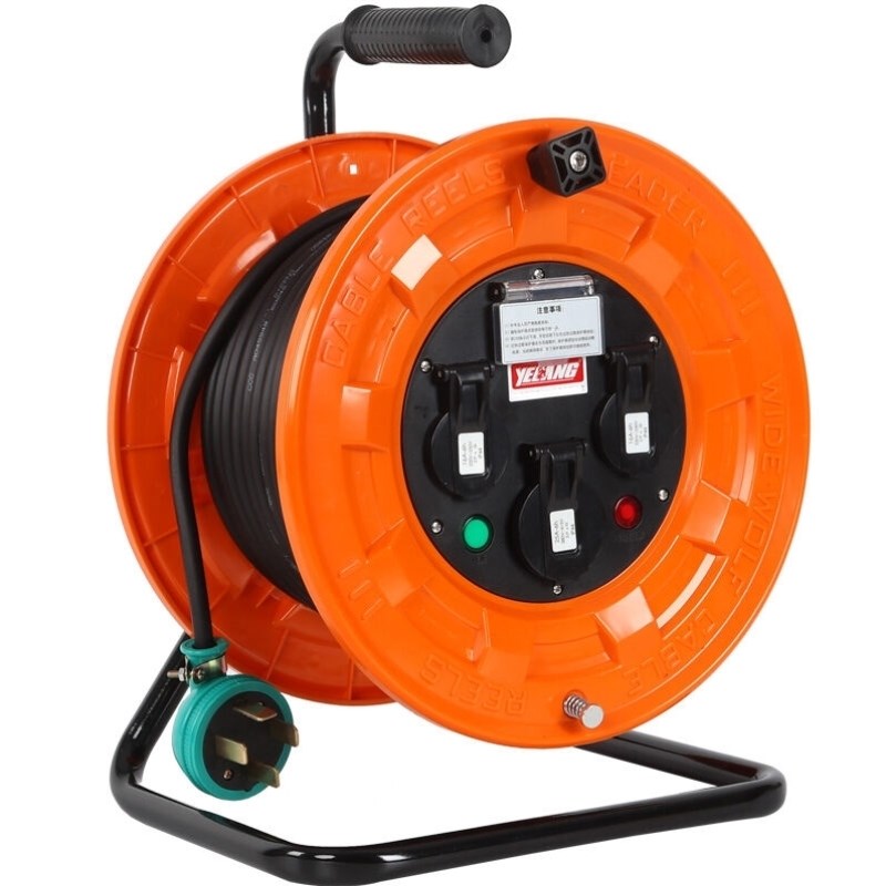 野狼YL-S33FS-A三角架380V电缆线盘带防护门防尘工程移动手提电线