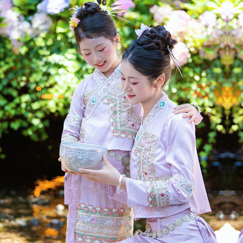 傣族服装儿童女泰国服饰