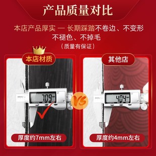轻奢高级简约风深灰色大面积客厅地毯卧室沙发纯色茶几垫家用耐脏