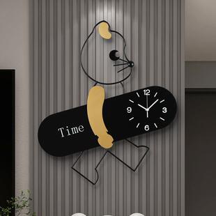 挂钟客厅2025新款现代简约挂表高档时尚大气创意个性时钟抽象钟表