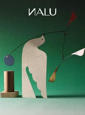 NALU那鲁夫鸟平衡摆件工艺品现代创意卧室客厅别墅样板房装饰品