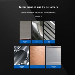 Rc1 Npt M35含钴镀钛螺旋管螺纹丝锥g