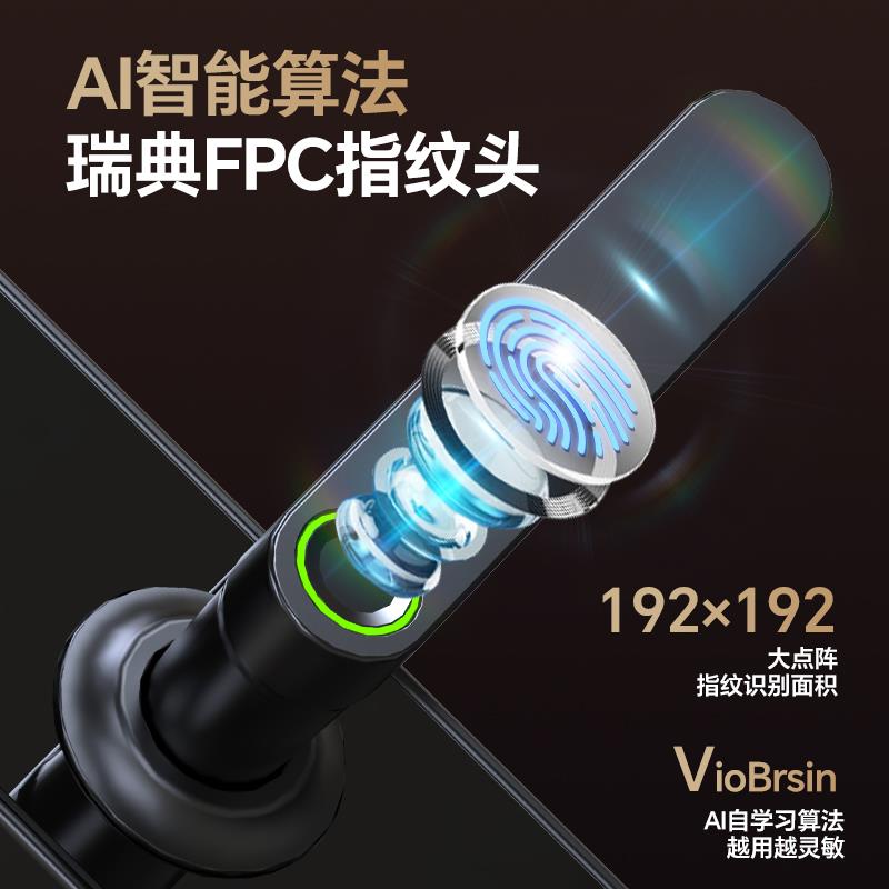 指纹锁家用防盗门密码锁电子锁刷卡入户大门智能锁半自动智能门锁