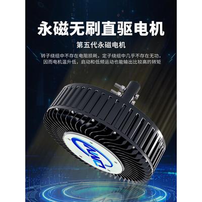 德米曼永磁工业大吊扇7米3工厂房车间通风降温省电仓库大型风扇