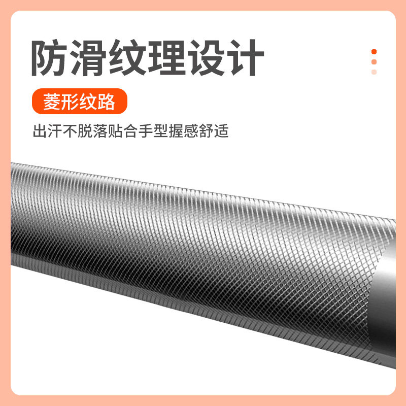 直奥杆杠铃曲杆大孔哑铃片举重深蹲男士家用1.2米健身卧推2.2米女