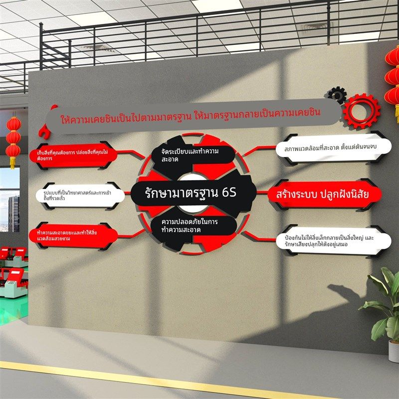 6s管理文化墙贴标识牌生产车间安全工厂标语企业质量品宣传亚克力,家居饰品,软装墙贴,淘宝优惠券,粉丝福利购,淘宝优惠卷