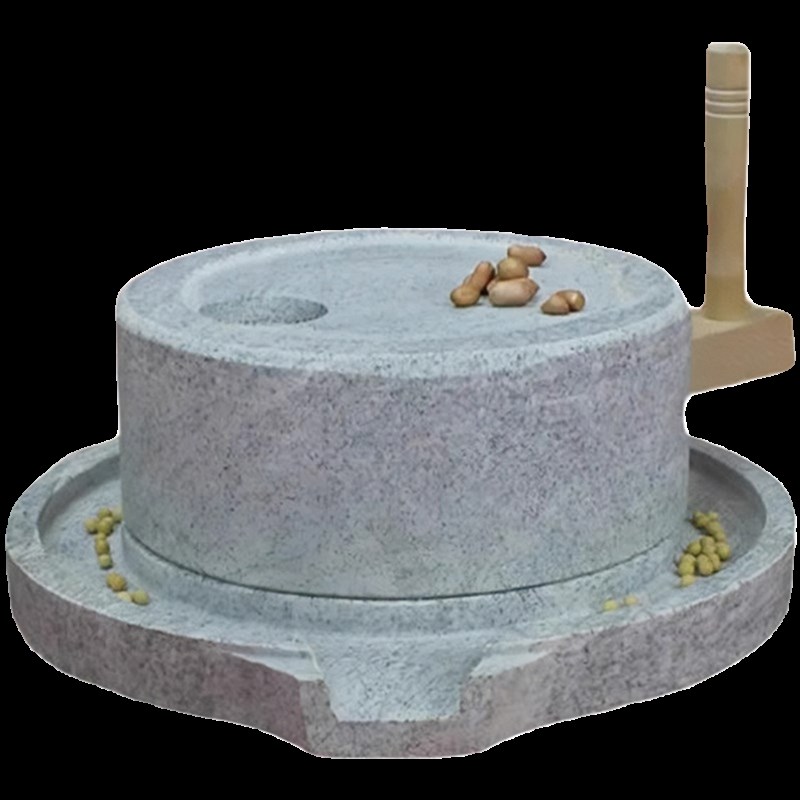 小石磨家用小型老式天然麻石磨盘手工磨豆腐豆浆米浆肠粉机石磨