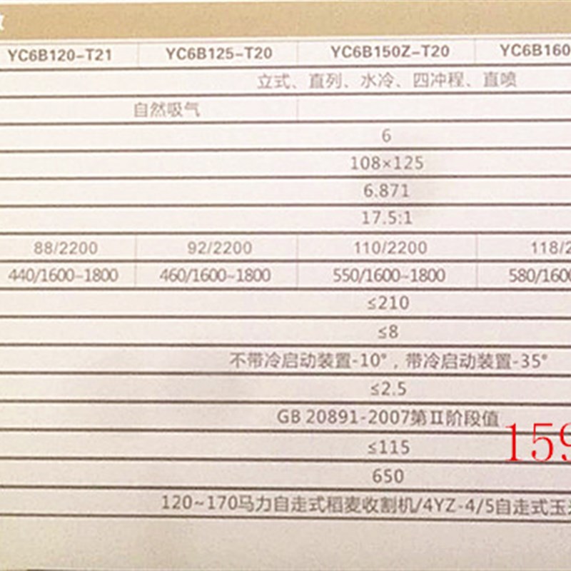 广西玉柴机器股份有限公司 YC6B120-T21 YC6B125-T20所有配件都有
