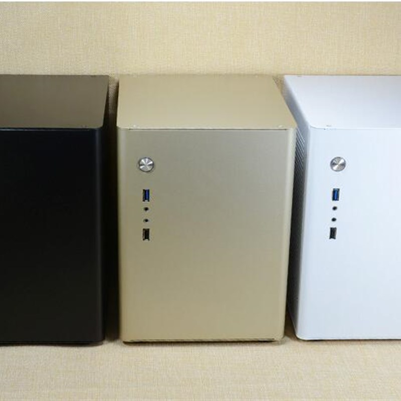 艾罗拉D4迷你电脑小机箱M-ATX/ITX桌面机箱立人SD5机箱主机壳办公
