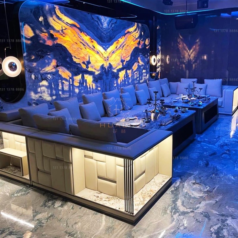 定制ktv酒吧UL型沙发包厢清吧茶几夜总会音乐厅家庭转角歌房卡座