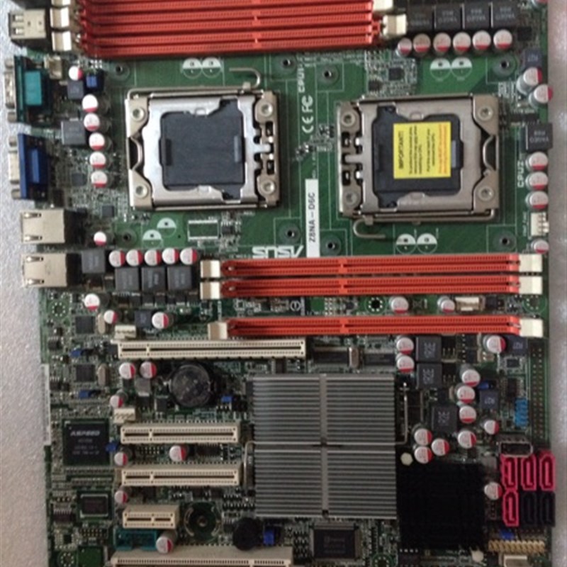 ASUS Z8NA-D6 X58 1366针双路主板支持双路5650 6核12线程