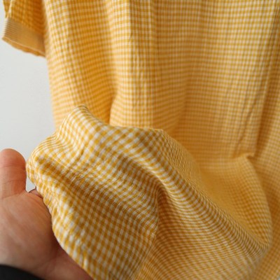 加厚双层纱布夏季纯棉睡裙女长袖中长款套头家居裙全棉大码加肥