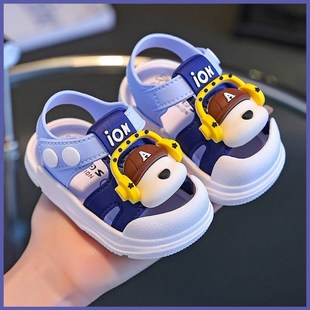儿童塑料凉鞋1到3岁宝宝男宝可下水2025新款防滑婴幼儿学步鞋子