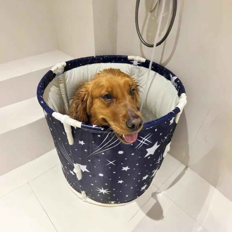 狗狗专用洗澡盆可折叠大型犬浴盆大号洗狗盆泡澡桶药浴金毛边牧