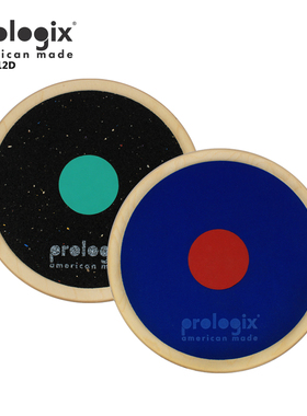 Prologix 美产哑鼓 12英寸 架子鼓静音垫基本功打击板哑鼓PAD套装